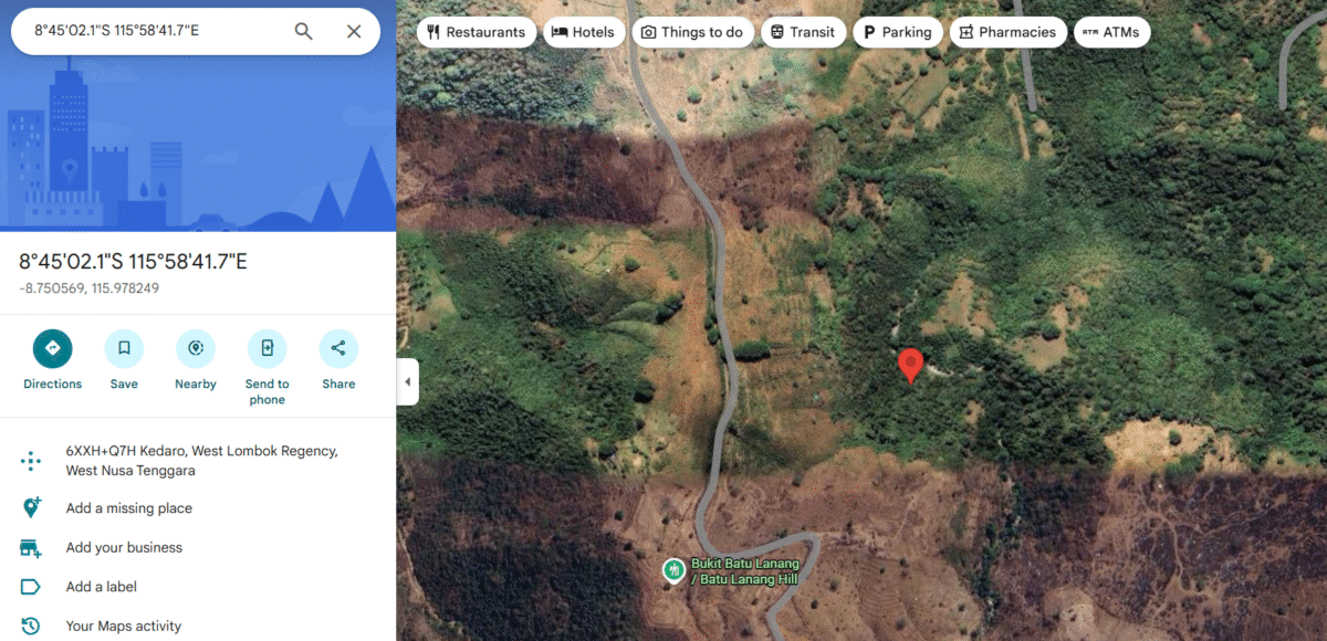 ImagImage of CENTRAL KUTA   LOMBOK padanan Andremeda Pranadja Group Land for sale